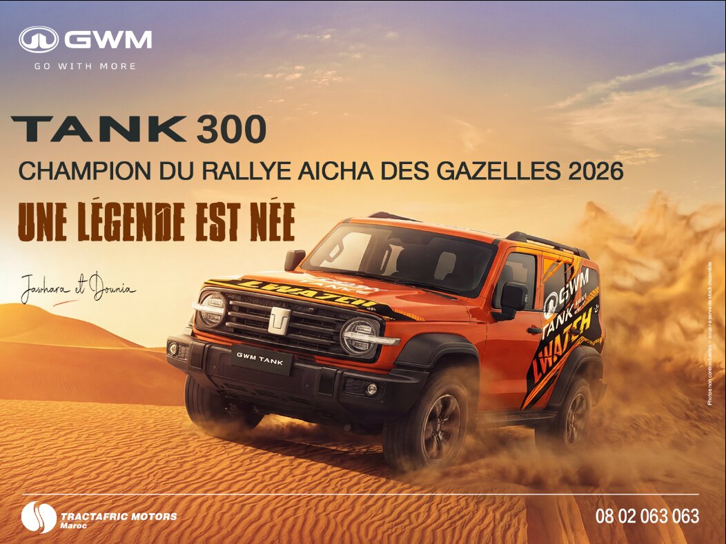 ​GWM Maroc célèbre ses “Maîtres du Désert” après une victoire historique au Rallye Aïcha des Gazelles 2026