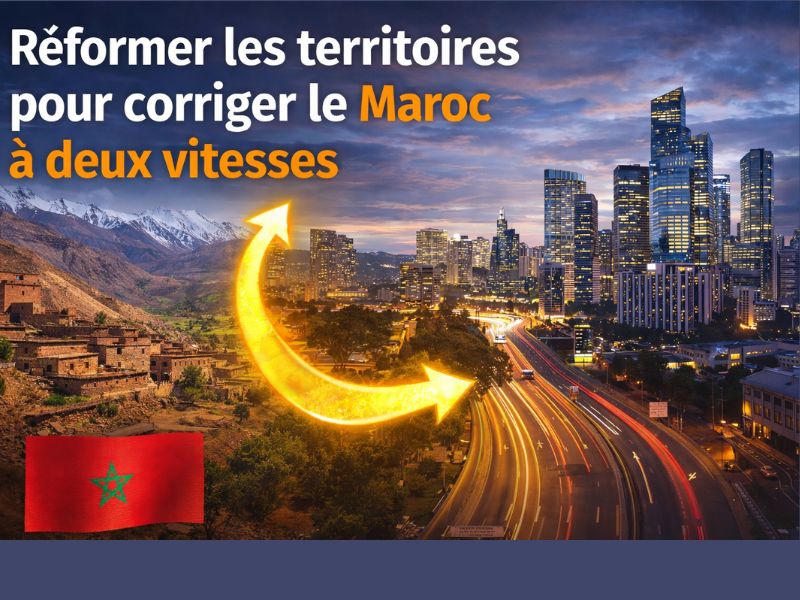 ​Réformer les territoires pour corriger le Maroc à deux vitesses