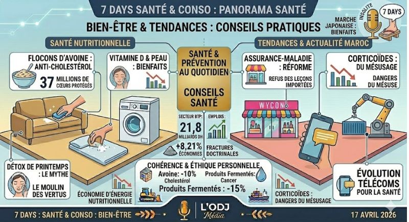 Podcast : l'essentiel de l'actualité Santé & Conso de la semaine du 17-04-2026"