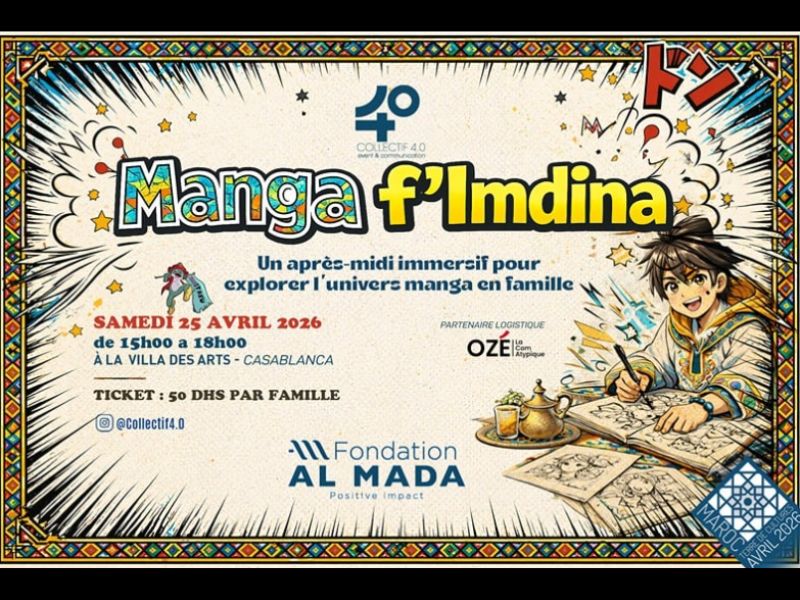 "Manga F’lmdina" : plongée immersive dans la culture japonaise à la villa des arts de Casablanca