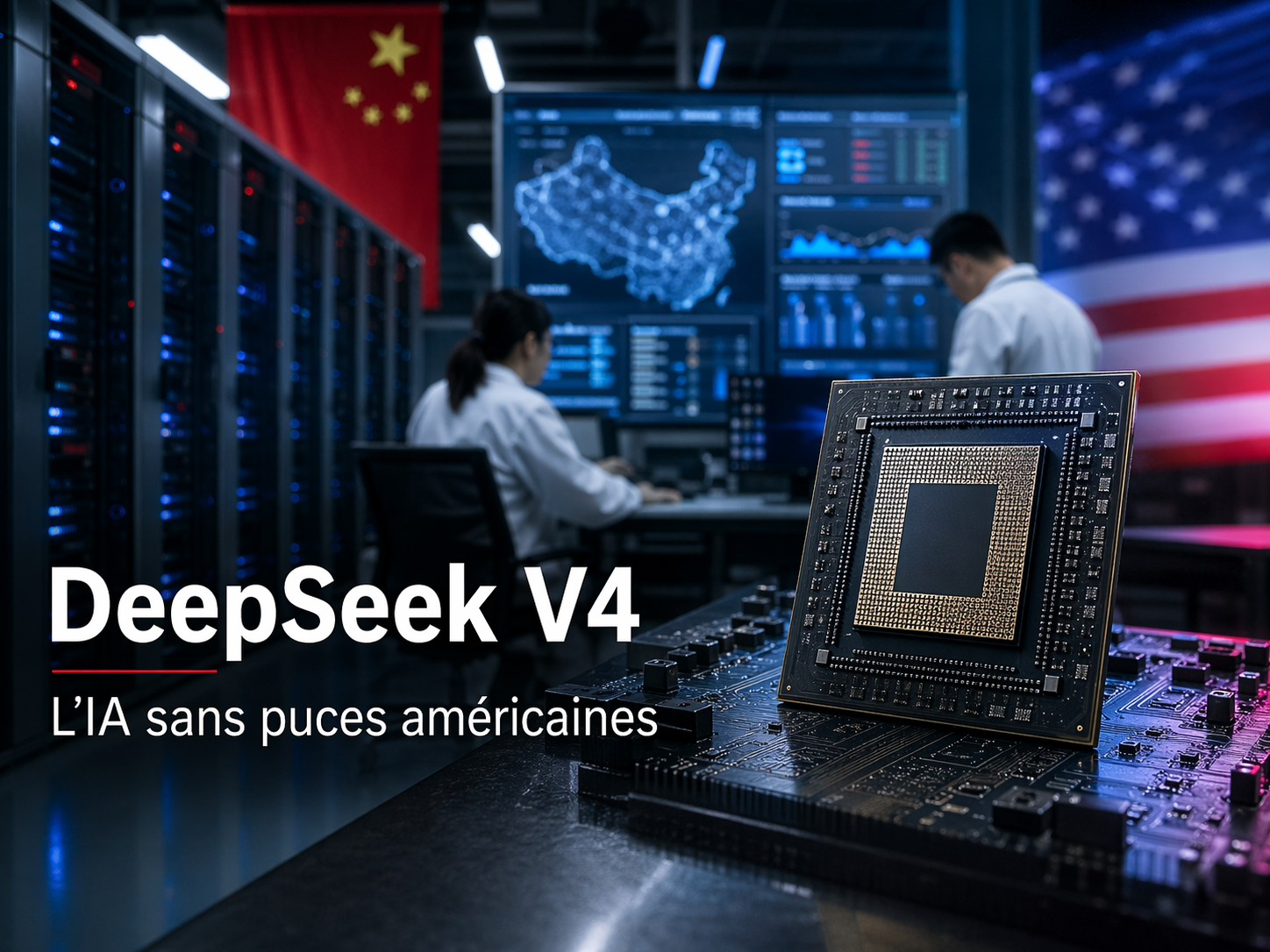 DeepSeek V4 : la Chine teste une IA sans l’Amérique et bouscule l’ordre technologique mondial