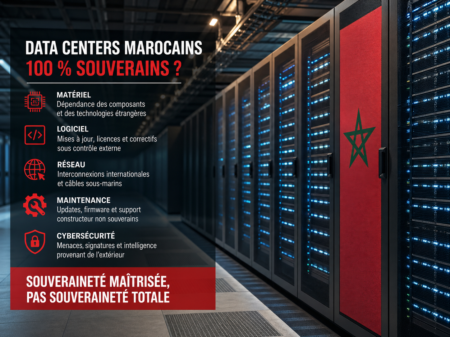 Data centers marocains : le mythe du 100 % souverain