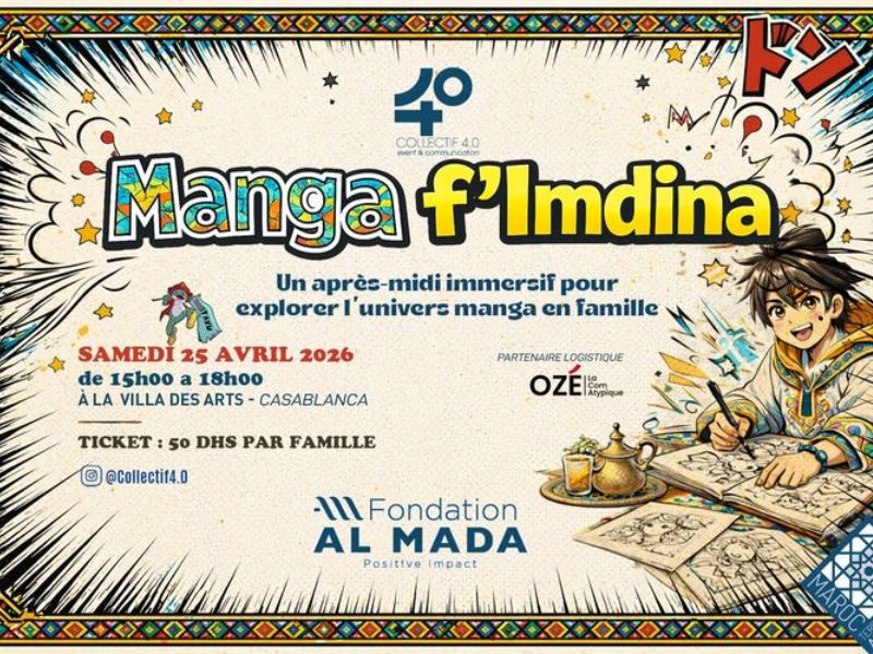 "Manga F’lmdina" : la culture japonaise à l’honneur à Casablanca grâce au Collectif 4.0