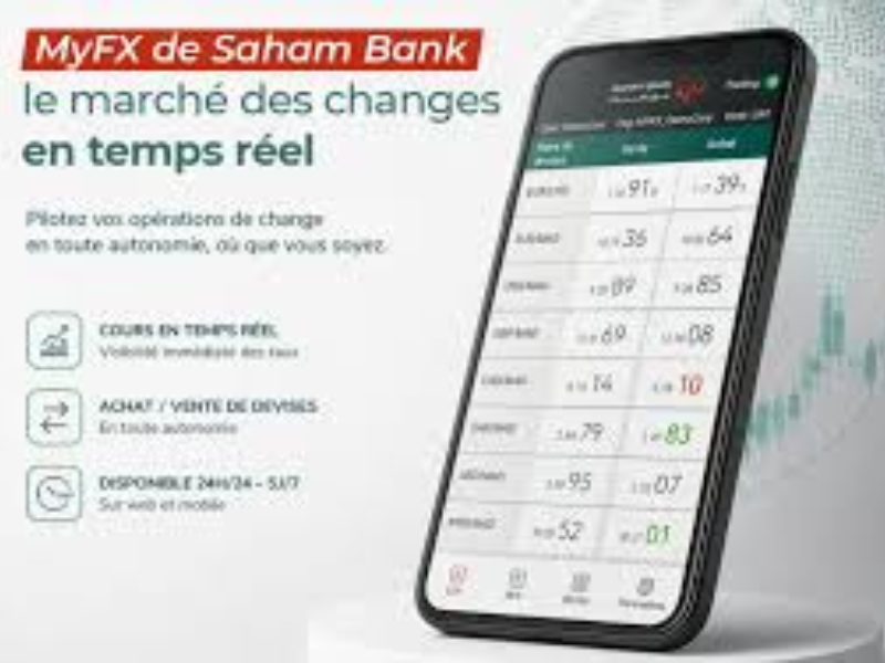 Saham digitalise les opérations de change
