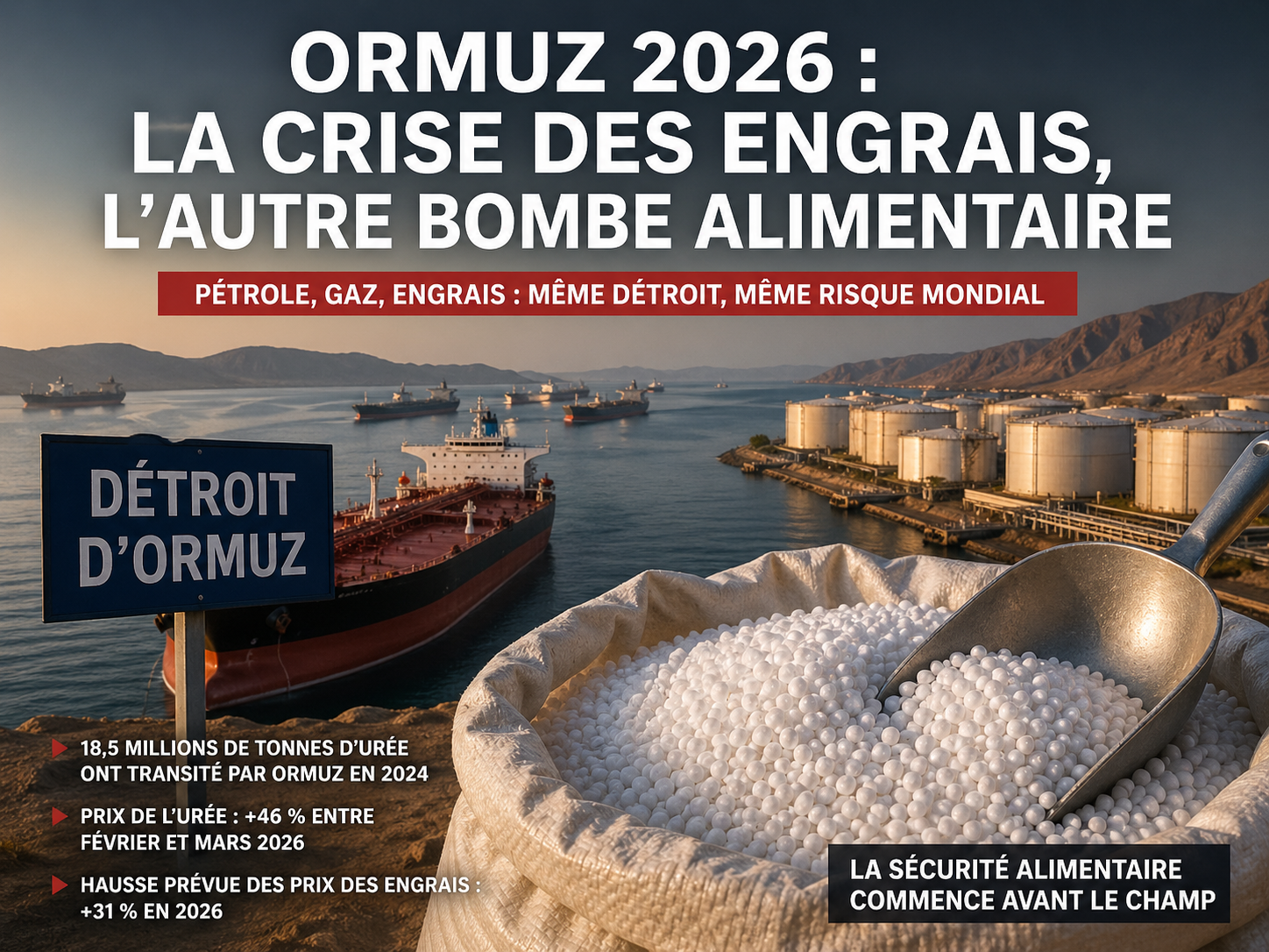 Ormuz 2026 : la crise des engrais, l’autre bombe alimentaire
