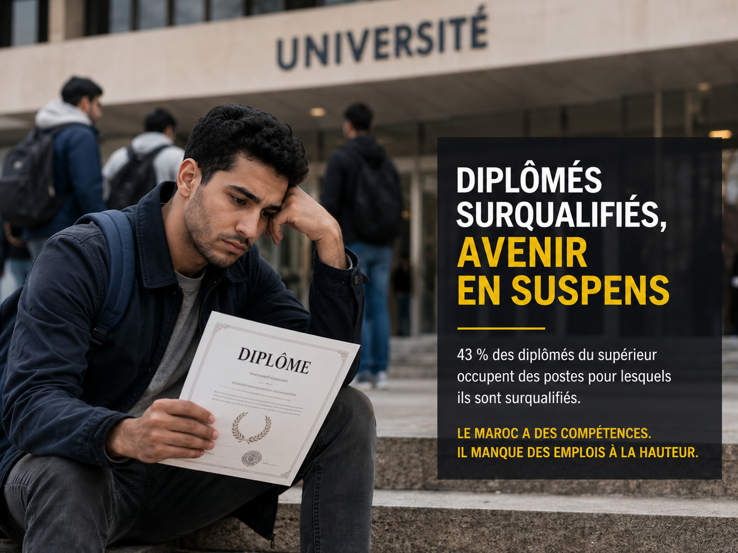 Les jeunes diplômés face au grand déclassement