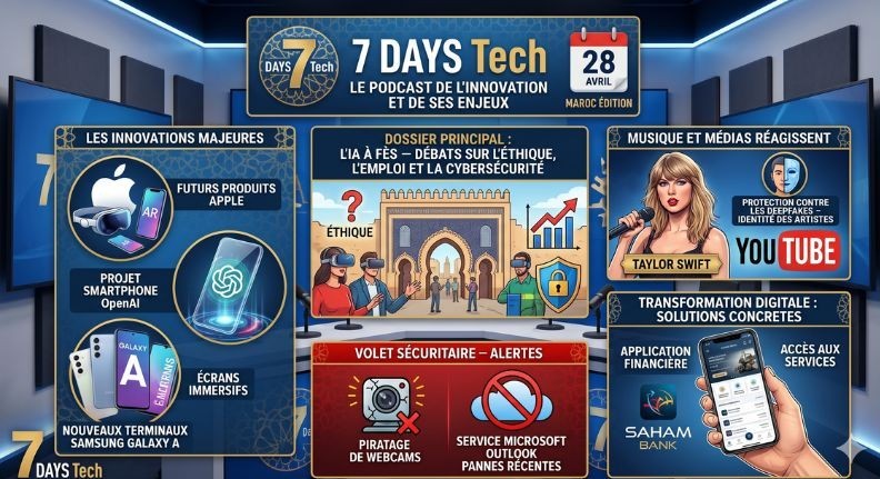 Podcast : l'essentiel de l'actualité Tech de la semaine du 28-04-2026"
