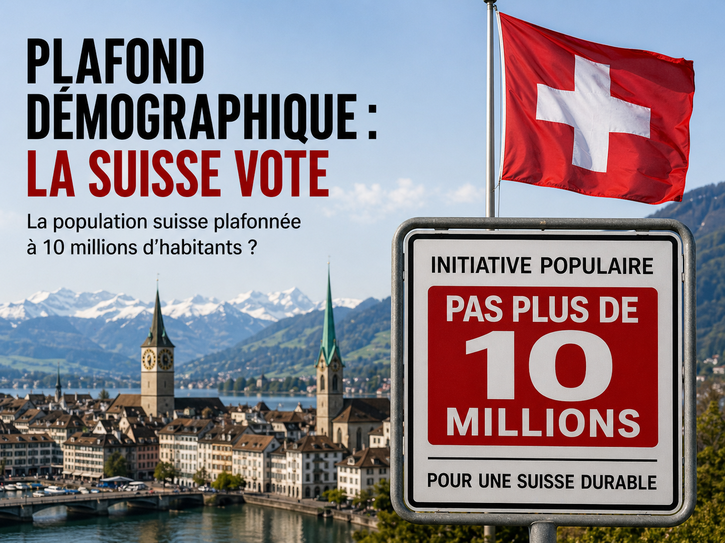 Plafond démographique : la Suisse veut-elle compter ses habitants comme on compte ses places de parking ?