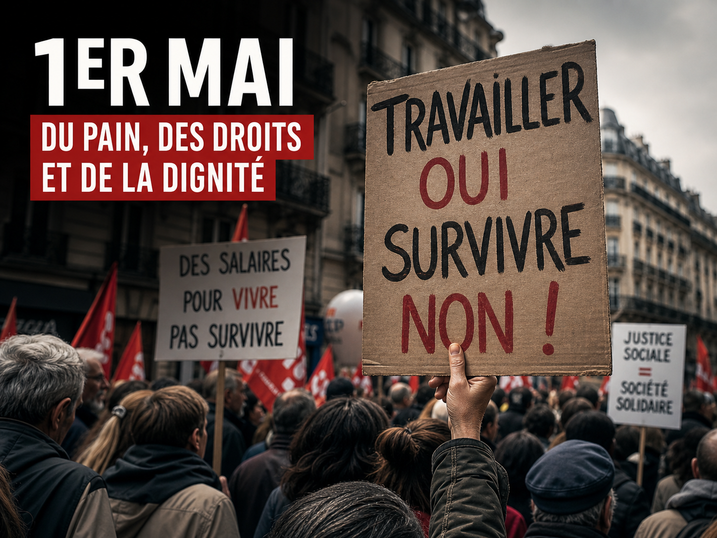 ​1er Mai : du pain, des slogans… et pas de muguet