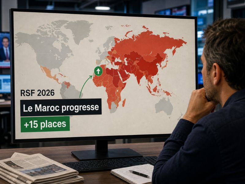 ​Classement RSF 2026 : le Maroc progresse dans un monde où la presse recule