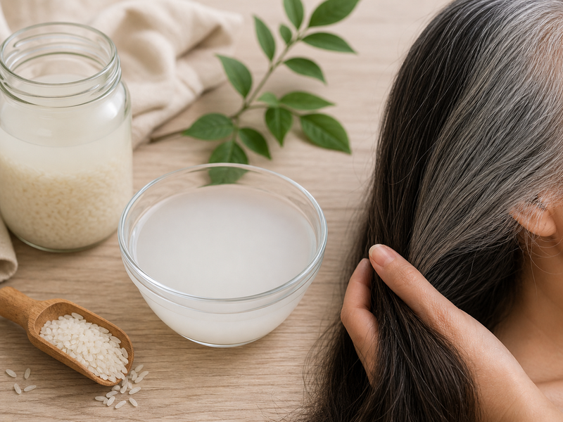 L’astuce oubliée de cuisine qui dompte les cheveux grisonnants