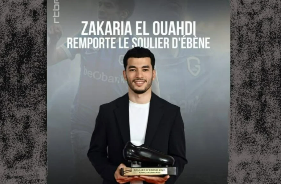 Zakaria El Ouahdi sacré Soulier d’Ebène 2026