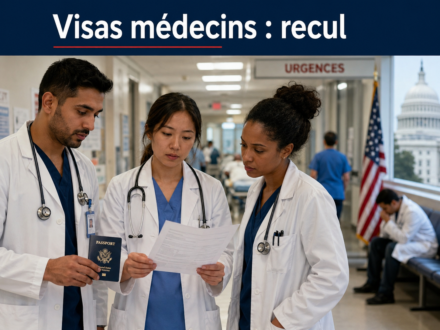 États-Unis : Trump recule sur les visas des médecins étrangers
