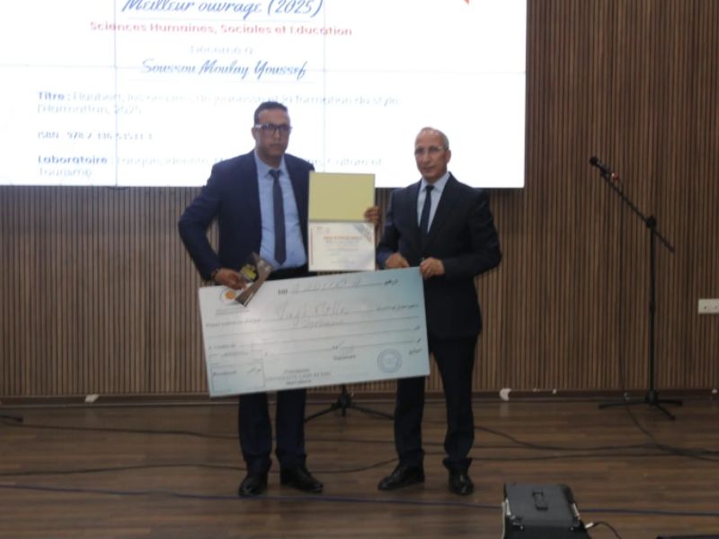 Moulay Youssef Soussou remporte le Prix d’Excellence UCA 2025 pour son ouvrage sur Flaubert