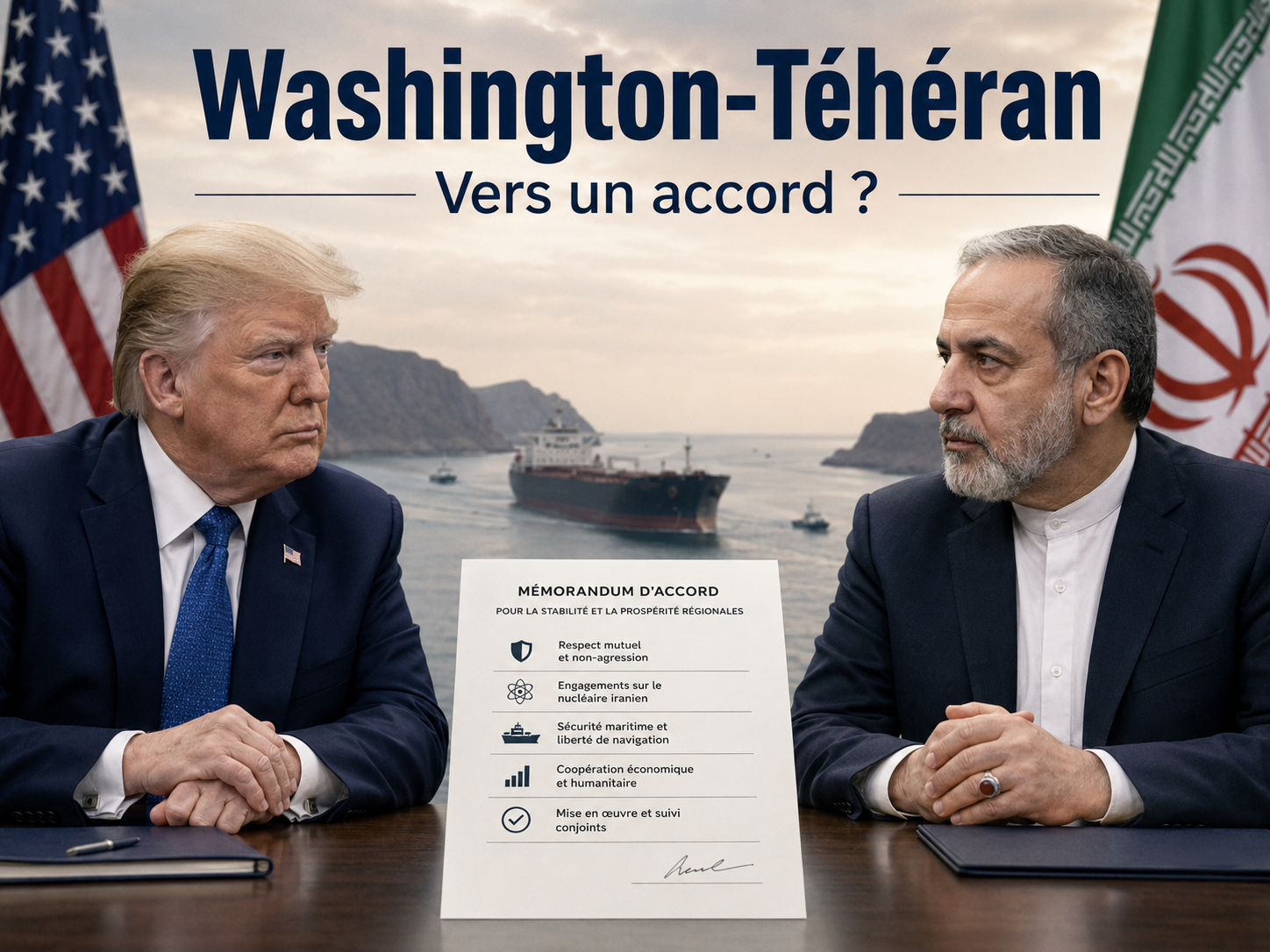 ​États-Unis–Iran : un mémo d’une page pour arrêter la guerre ?