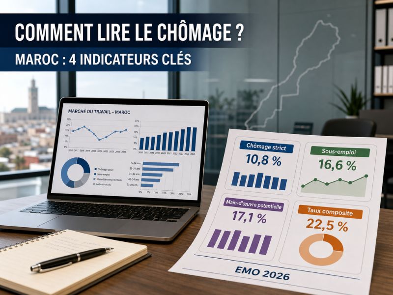 Chômage au Maroc : le mode d’emploi pour lire les nouveaux chiffres