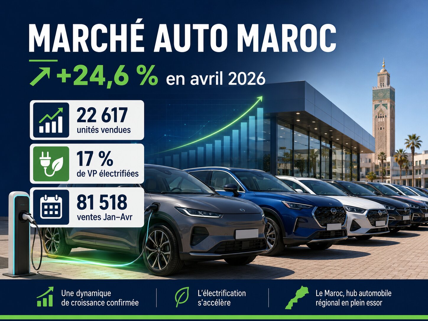 Automobile : le marché marocain garde le pied sur l’accélérateur en avril 2026