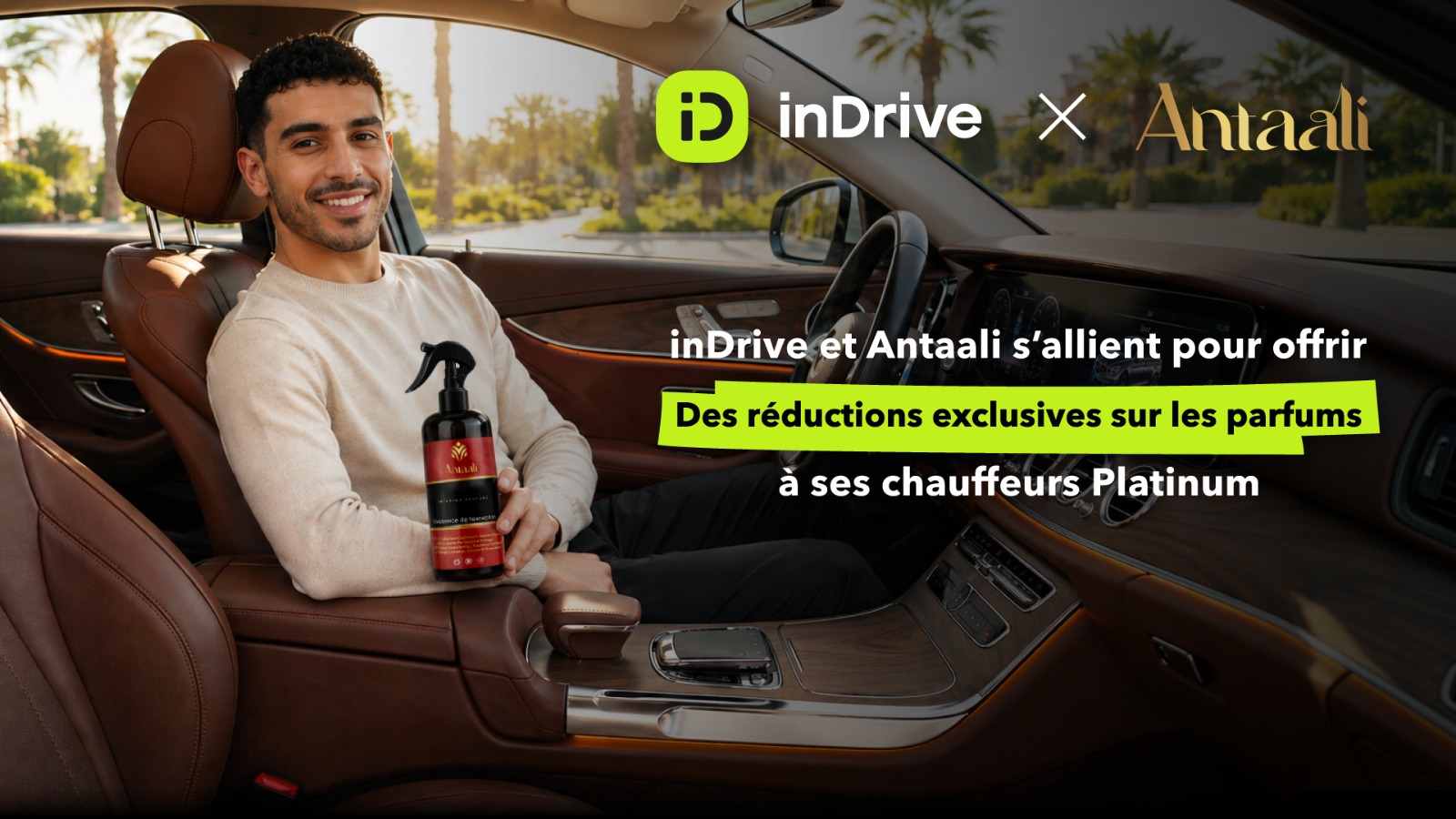 ​inDrive et Antaali : Un partenariat exclusif pour les chauffeurs Platinum