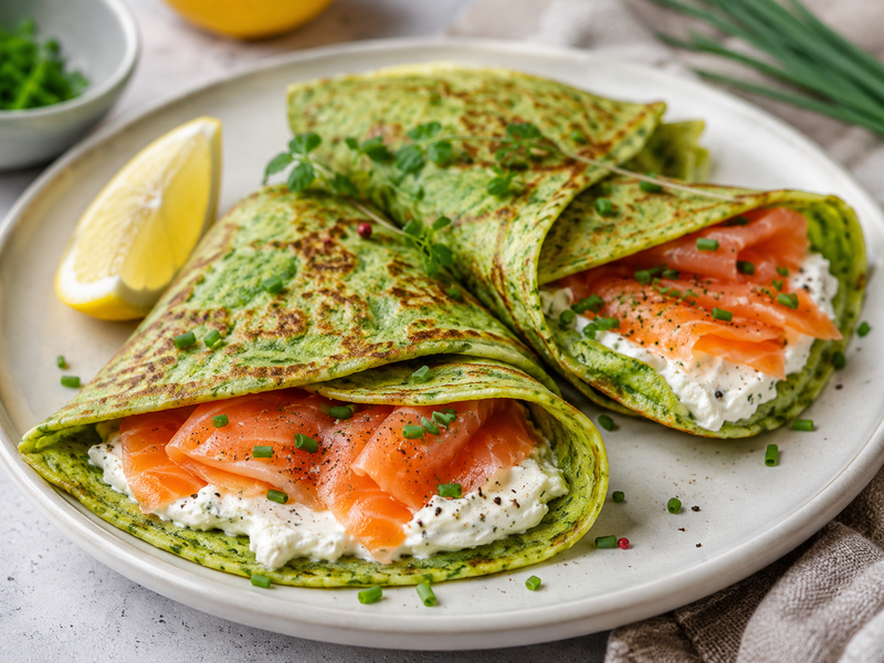 Crêpes vertes à l’épinard : la recette qui bouscule le brunch du dimanche