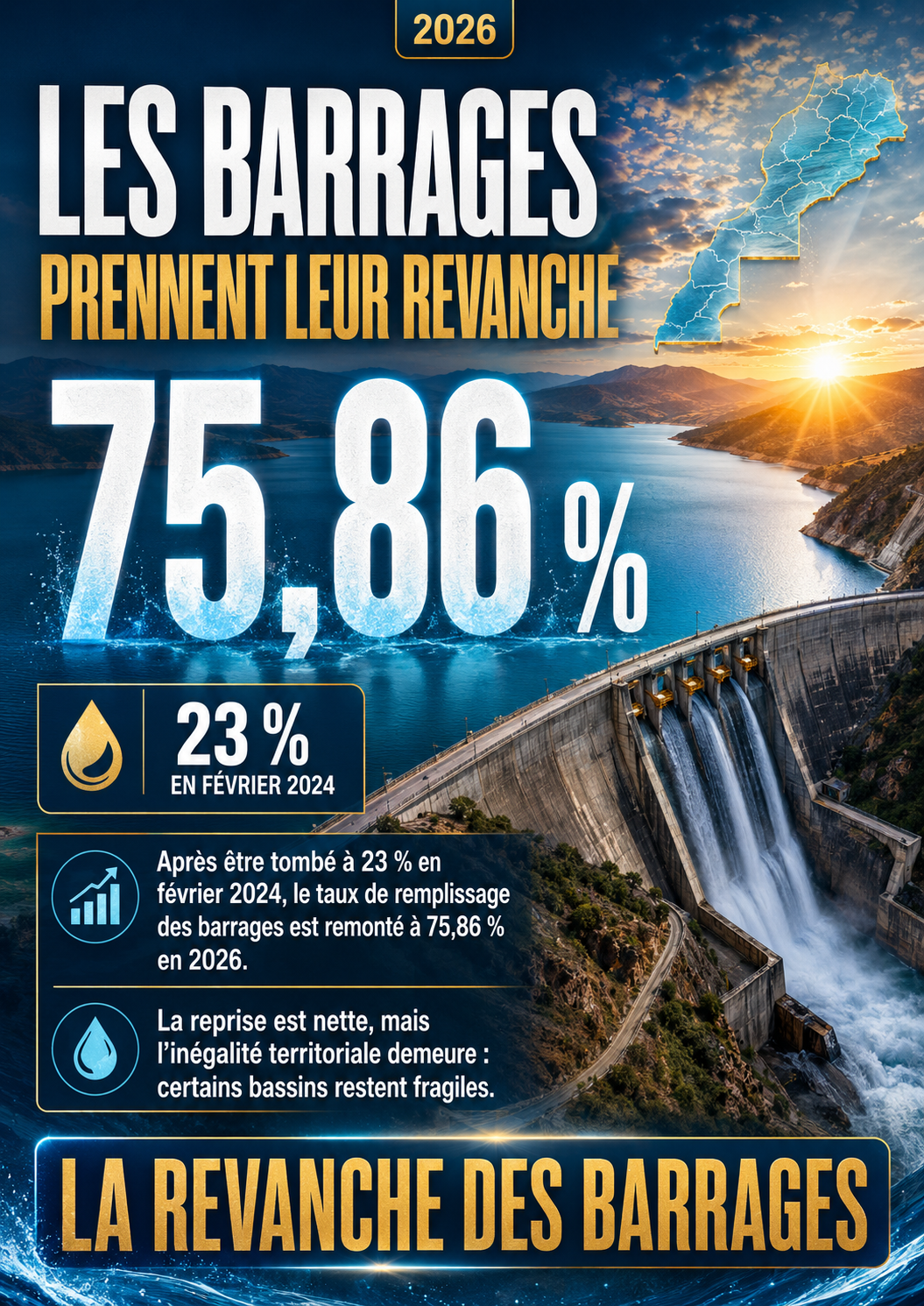 75,86 % — La revanche des barrages