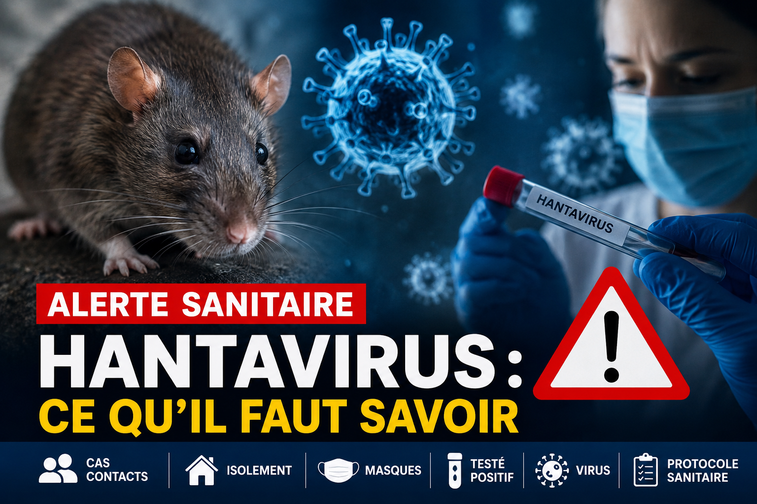 Hantavirus : pourquoi le retour des mots « cas contacts », « isolement » et « masques » ne signifie pas un nouveau Covid