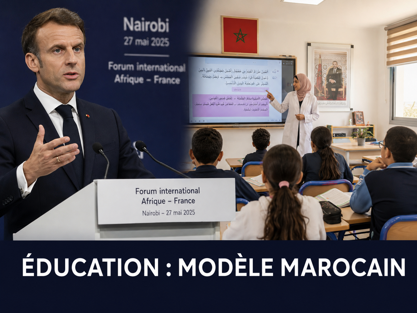 ​Macron salue l’école marocaine à Nairobi : reconnaissance diplomatique, signal africain et défi intérieur