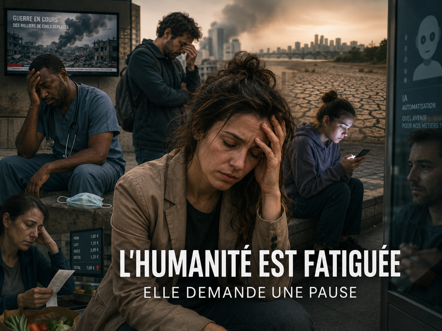 ​L’humanité est fatiguée, elle demande une pause