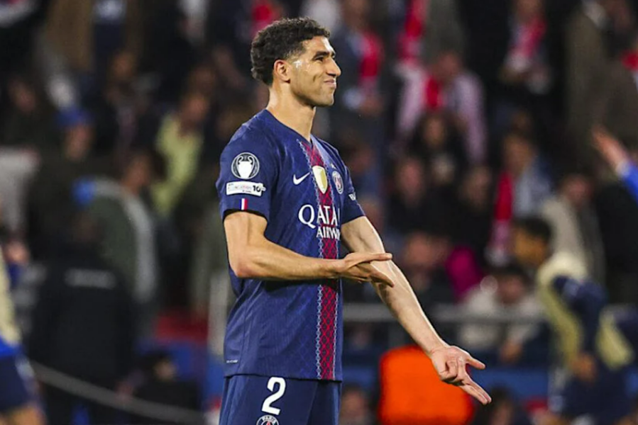 Achraf Hakimi dans l’équipe type de la saison de Ligue 1