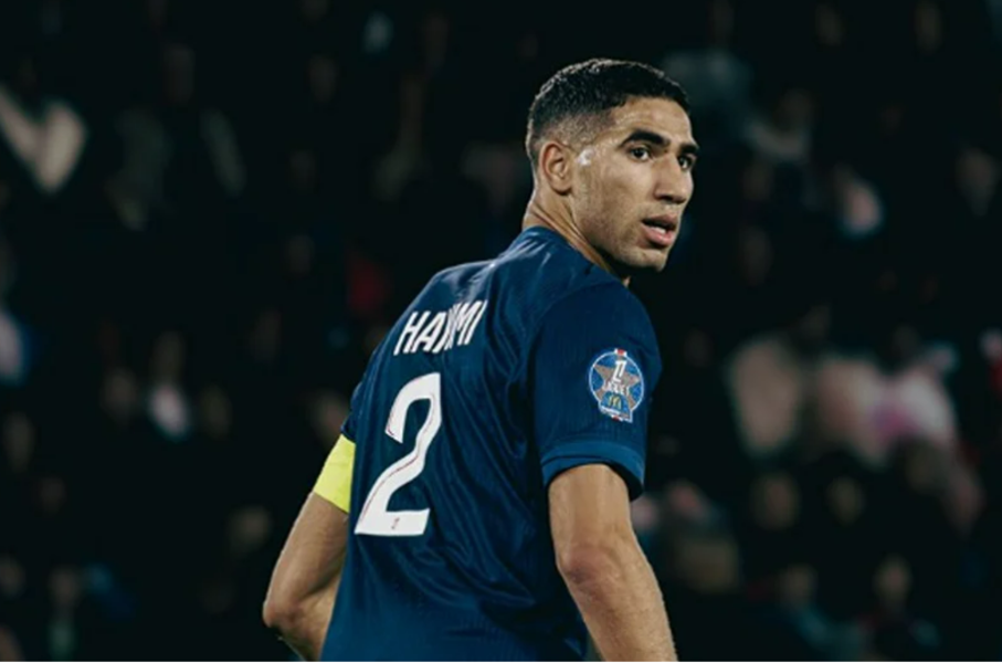 PSG : Achraf Hakimi poursuit sa reprise avant le choc européen contre Arsenal