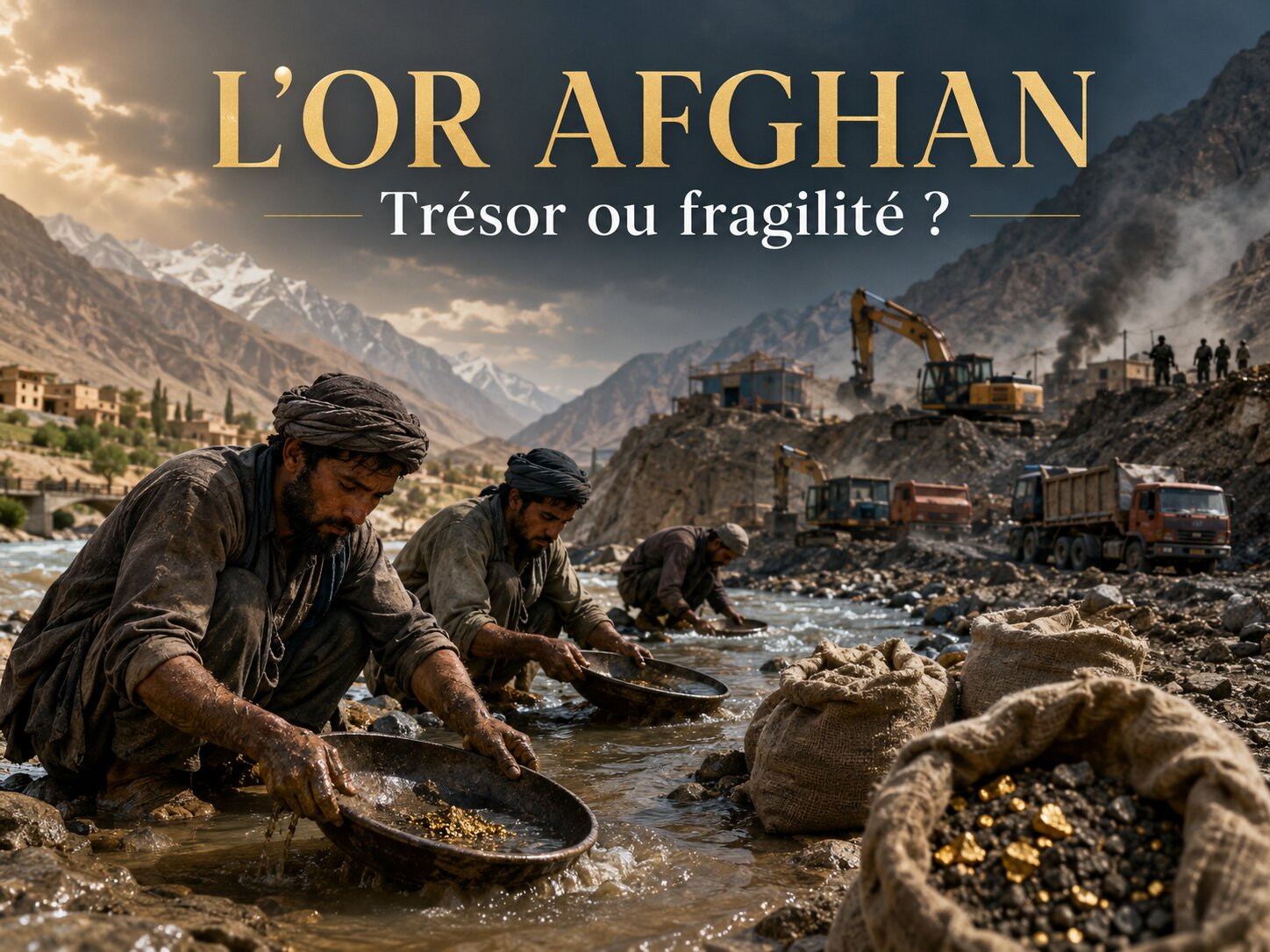 L’or afghan : le trésor minier qui peut reconstruire un pays... ou l’affaiblir...