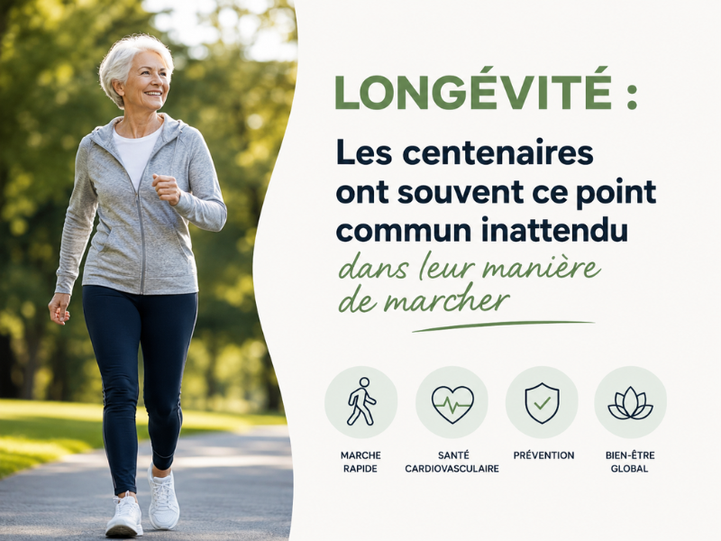 Longévité : ce que la manière de marcher révèle sur la santé des centenaires