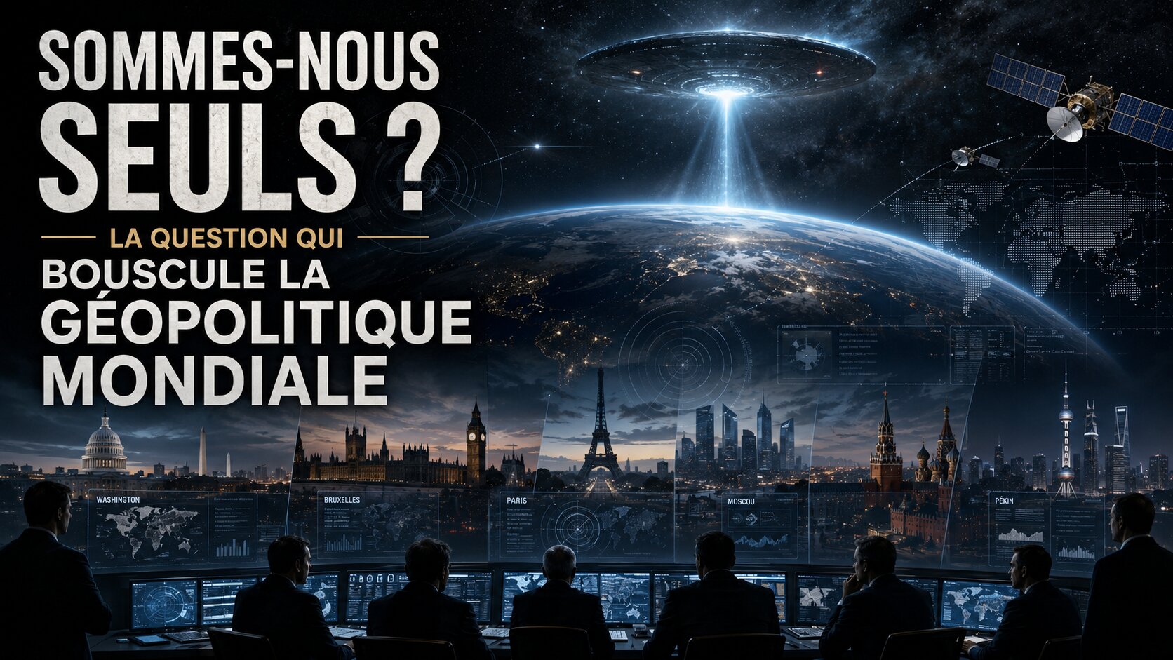 ​Extraterrestres, OVNI et géopolitique, quand l’inconnu devient un enjeu géopolitique..
