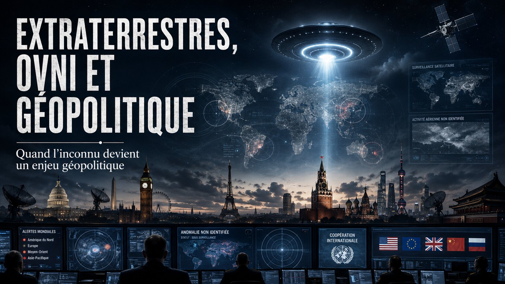 ​Extraterrestres, OVNI et géopolitique, quand l’inconnu devient un enjeu géopolitique..