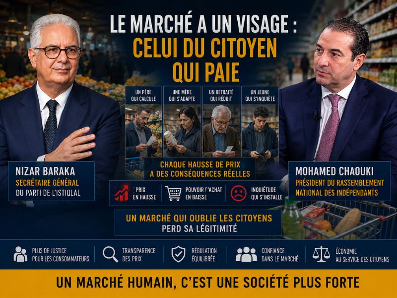 ​Le marché a un visage : celui du citoyen qui paie