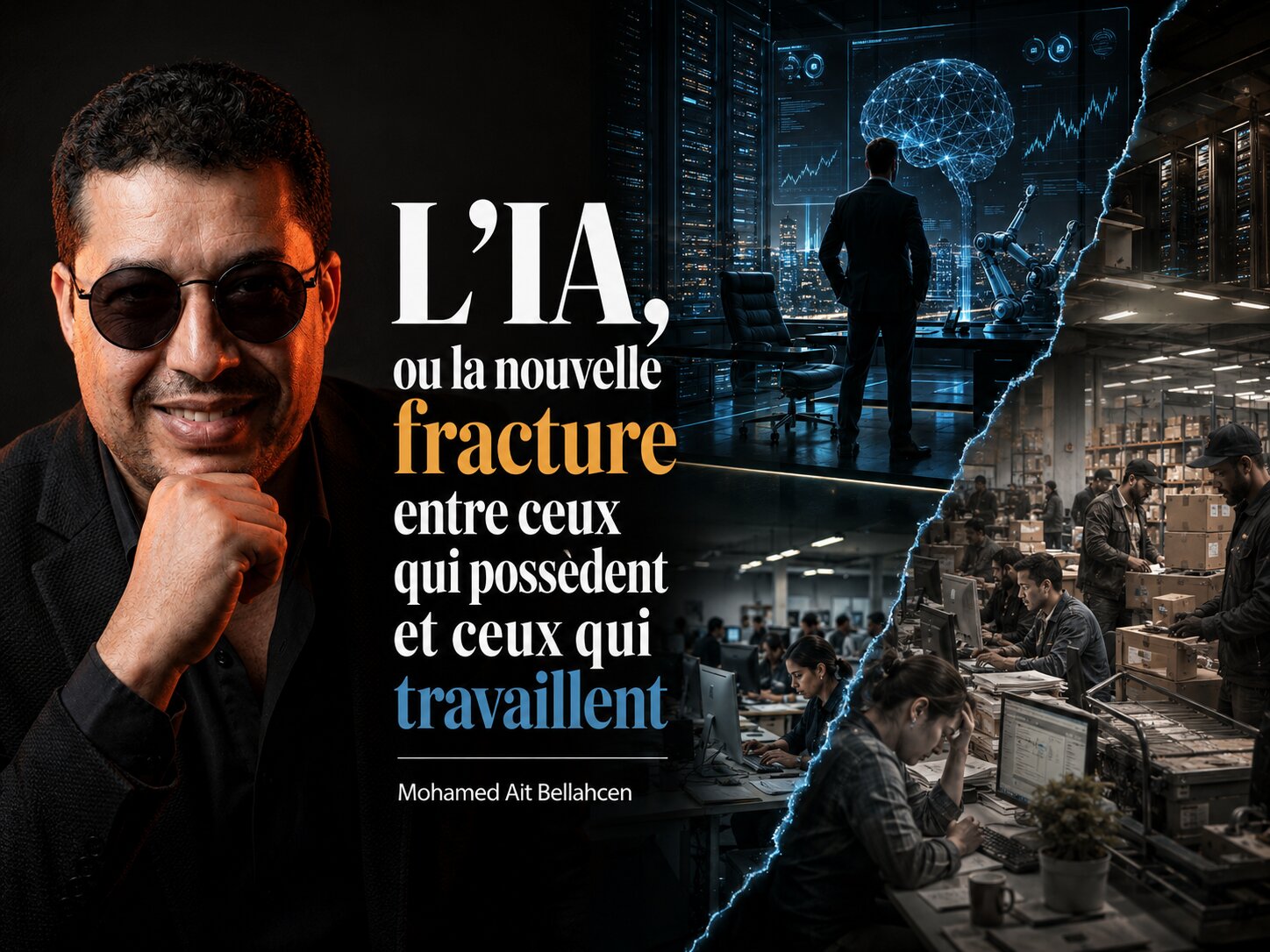 ​L’IA, ou la nouvelle fracture entre ceux qui possèdent et ceux qui travaillent..