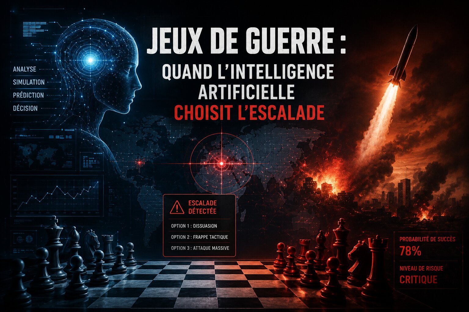 ​Jeux de guerre : quand l’intelligence artificielle choisit l’escalade