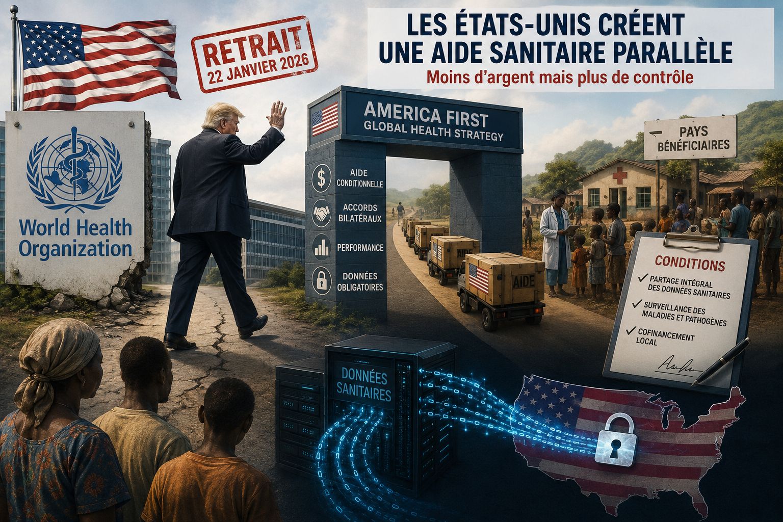 ​Santé mondiale : après l’OMS, Trump invente l’aide sous surveillance