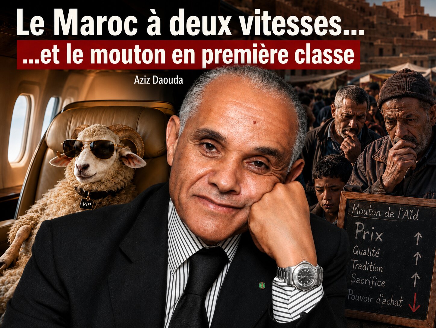 Le Maroc à deux vitesses… et le mouton en première classe...