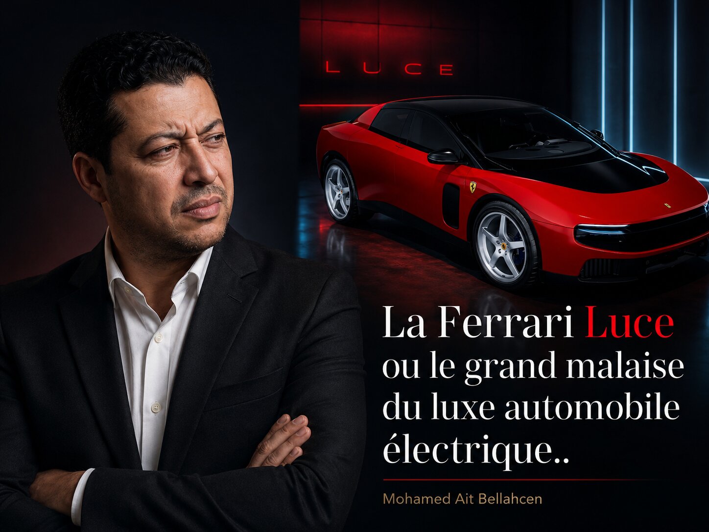 La Ferrari Luce ou le grand malaise du luxe automobile électrique..