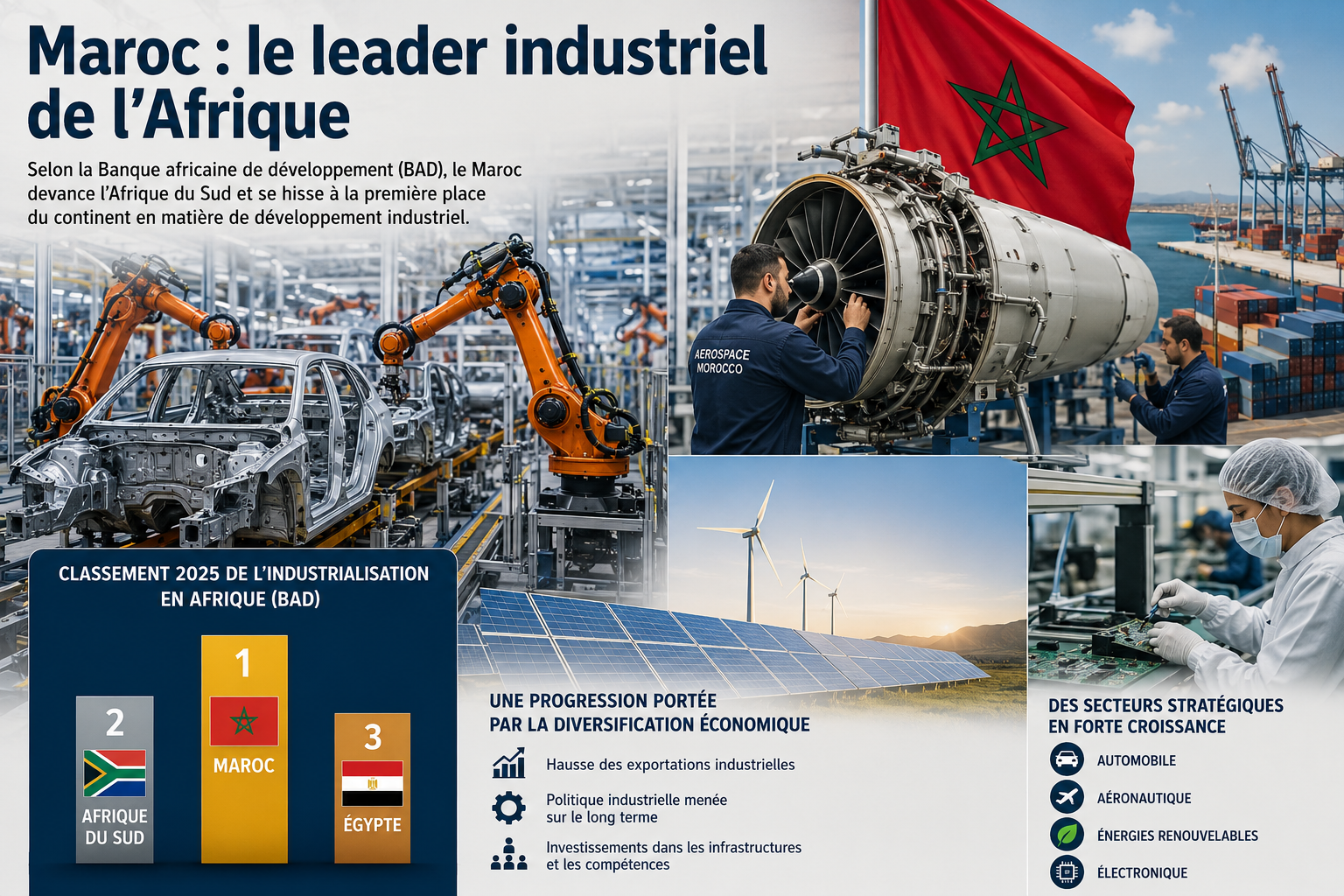 Maroc : le nouveau patron industriel de l’Afrique