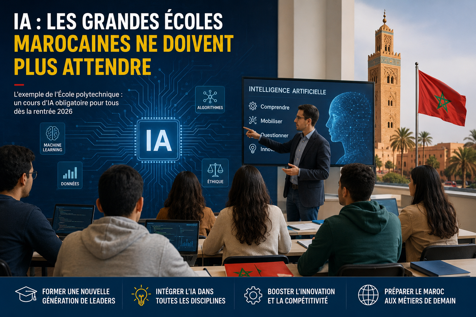 IA : les grandes écoles marocaines ne doivent plus attendre