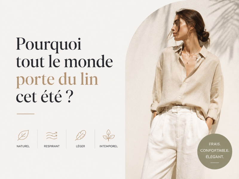 Pourquoi tout le monde porte du lin cet été ?
