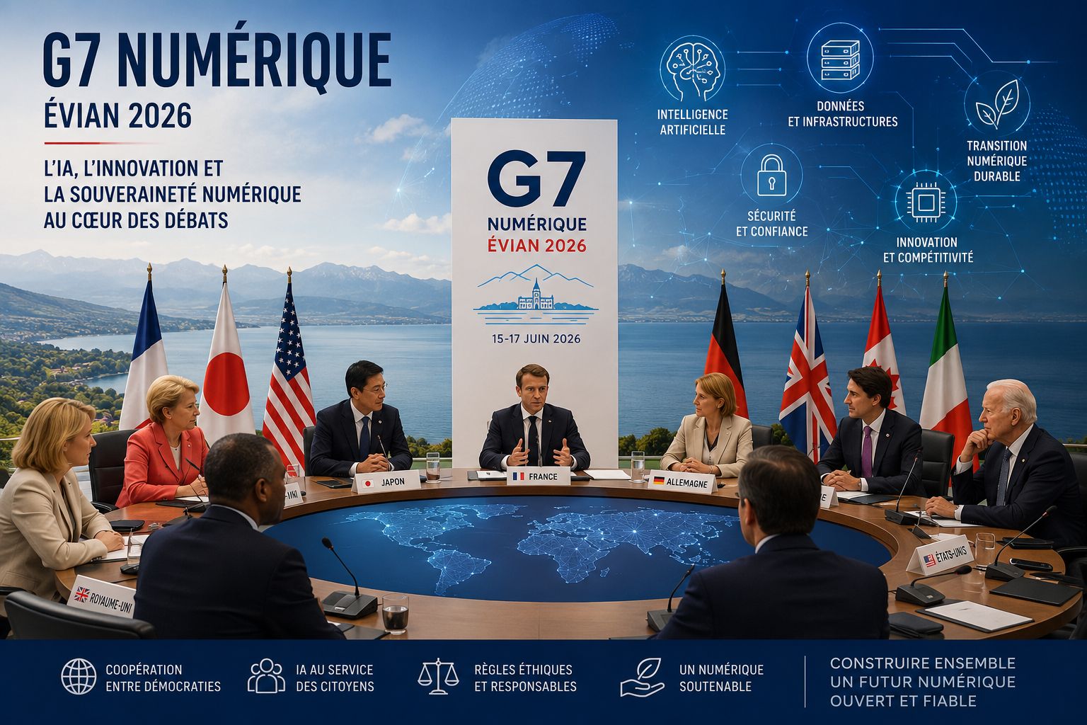 G7 numérique : l’IA au cœur d’une nouvelle bataille de souveraineté