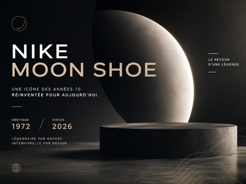 Retour de la Nike Moon Shoe une basket culte des années 70 remise au goût du jour