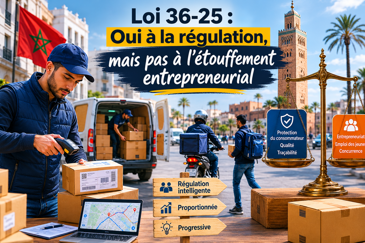 ​Projet de loi 36-25 sur la messagerie express : oui à la régulation, mais pas à l’étouffement entrepreneurial