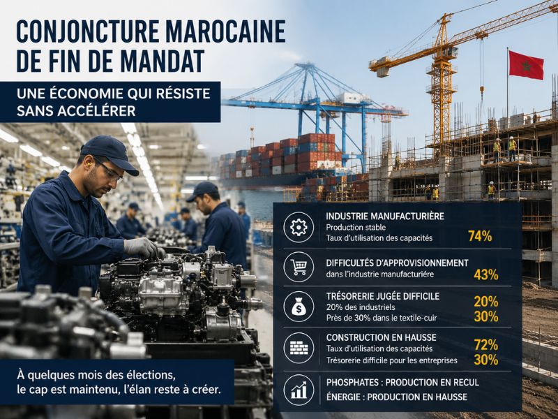 Industrie et BTP : une économie qui résiste sans accélérer