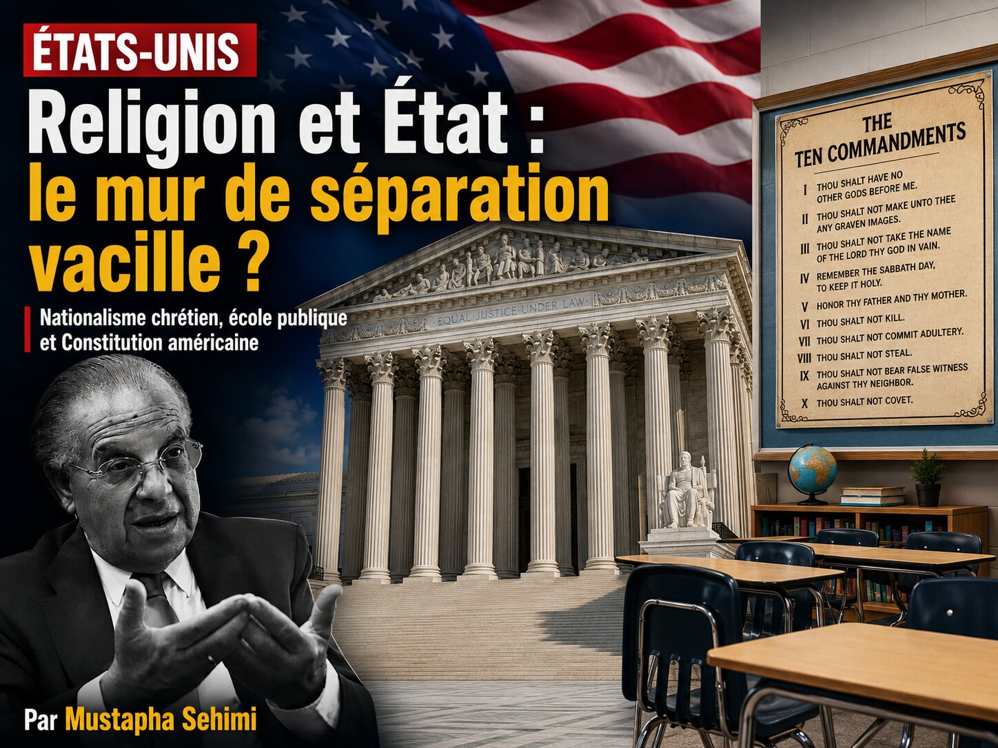 ​ÉTATS-UNIS : VERS UNE REDÉFINITION DE LA SÉPARATION DES ÉGLISES ET DE L'ÉTAT ?
