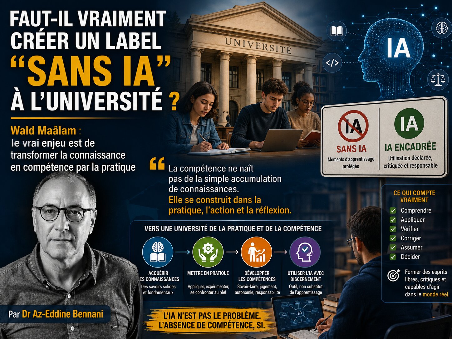 ​Faut-il vraiment créer un label “sans IA” à l’université ?