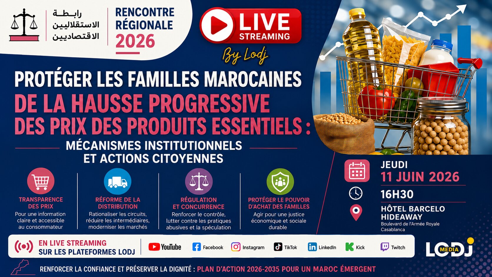 L’ODJ Média diffuse en direct la rencontre régionale sur la protection des familles face à la hausse des prix