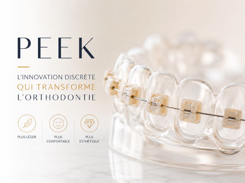 Orthodontie : le PEEK, un matériau innovant qui redéfinit le confort des traitements dentaires